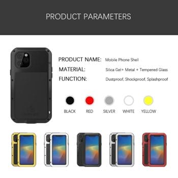 The Armour Aluminium Waterproof Case For iPhone 6