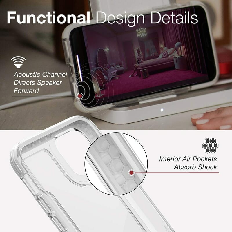 The Armour Defence Clear Phone Case For iPhone 11 Series 3