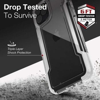 The Armour Defence Clear Phone Case For iPhone 11 Series 12
