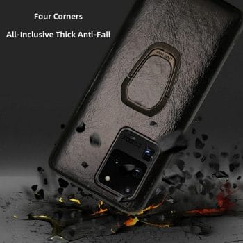 Luxury leather Magnetic Case For Samsung Galaxy Phones 12