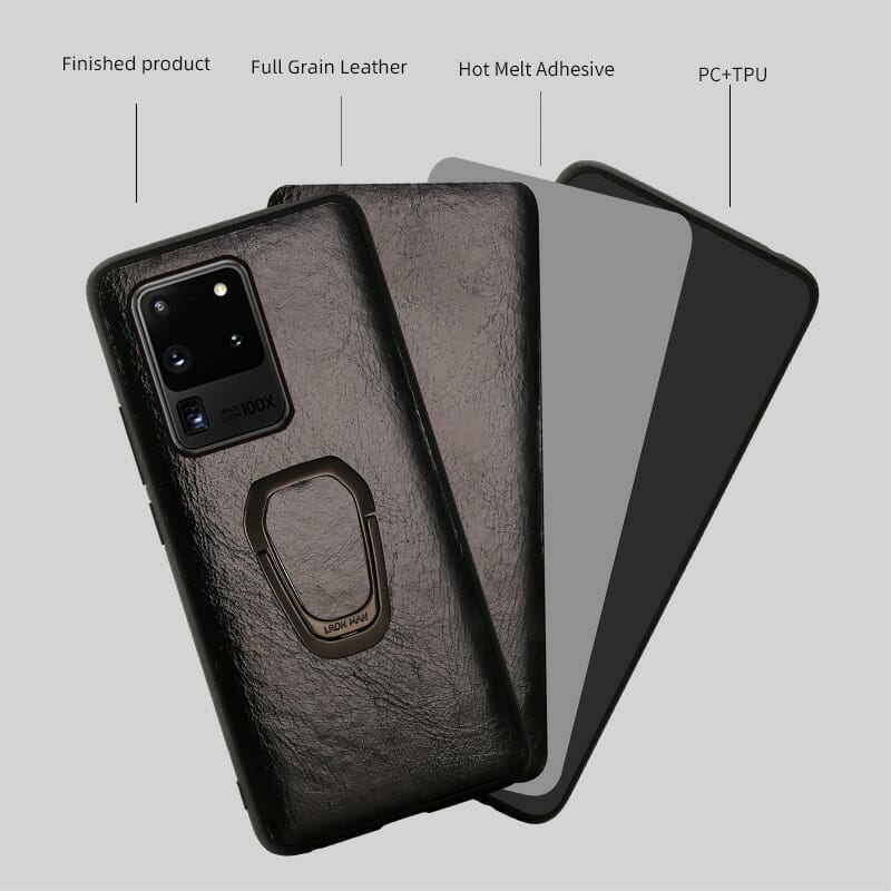 Luxury leather Magnetic Case For Samsung Galaxy Phones 6