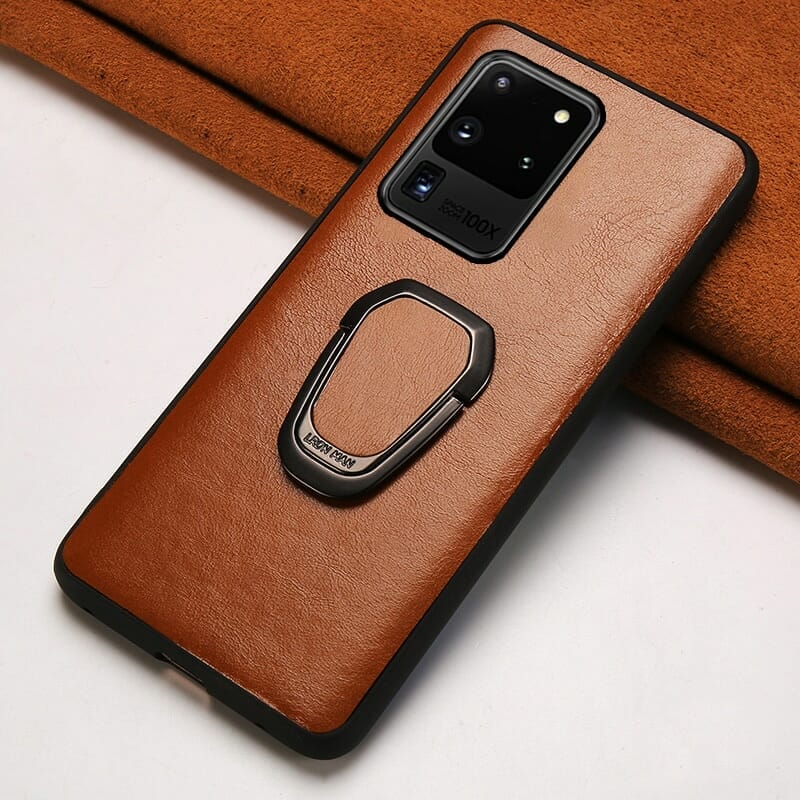 Luxury leather Magnetic Case For Samsung Galaxy Phones 1