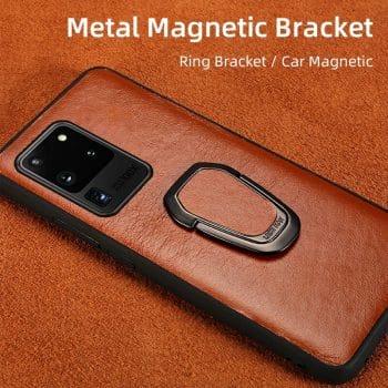 Luxury leather Magnetic Case For Samsung Galaxy Phones 9