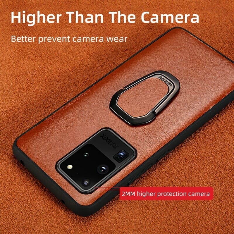 Luxury leather Magnetic Case For Samsung Galaxy Phones 3