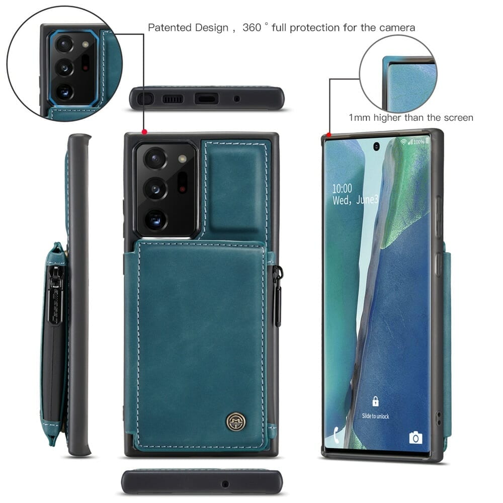 Leather Wallet Case For Samsung Galaxy Series Phones 5