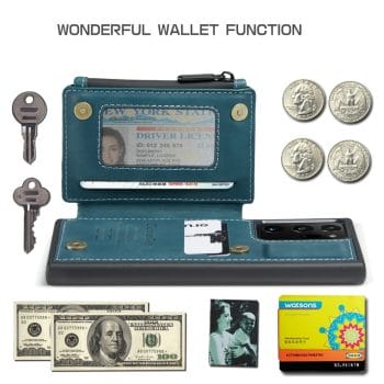 Leather Wallet Case For Samsung Galaxy Series Phones 8