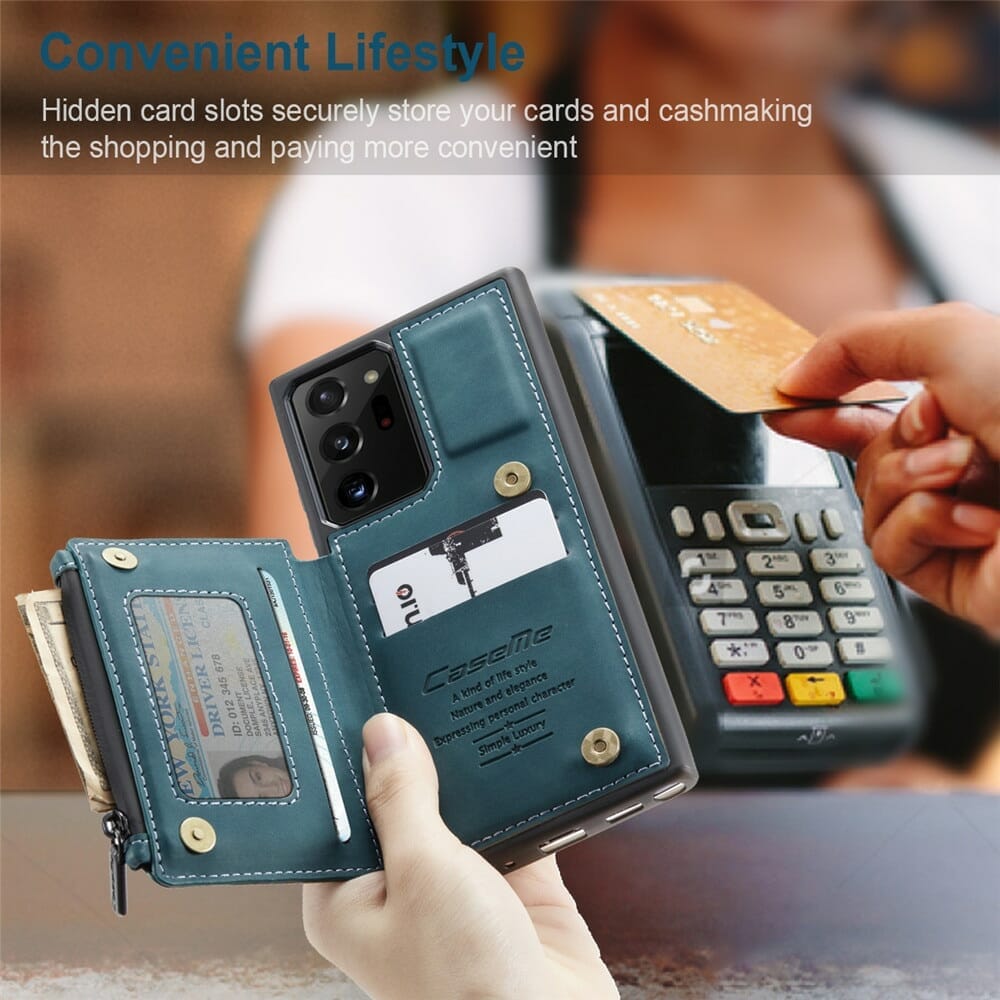 Leather Wallet Case For Samsung Galaxy Series Phones 1