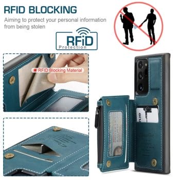 Leather Wallet Case For Samsung Galaxy Series Phones 9