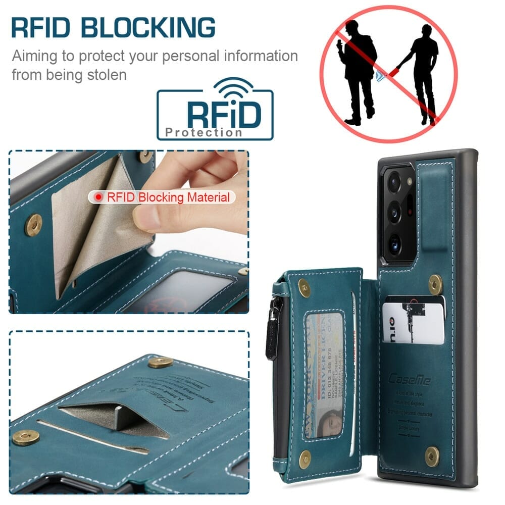 Leather Wallet Case For Samsung Galaxy Series Phones 4