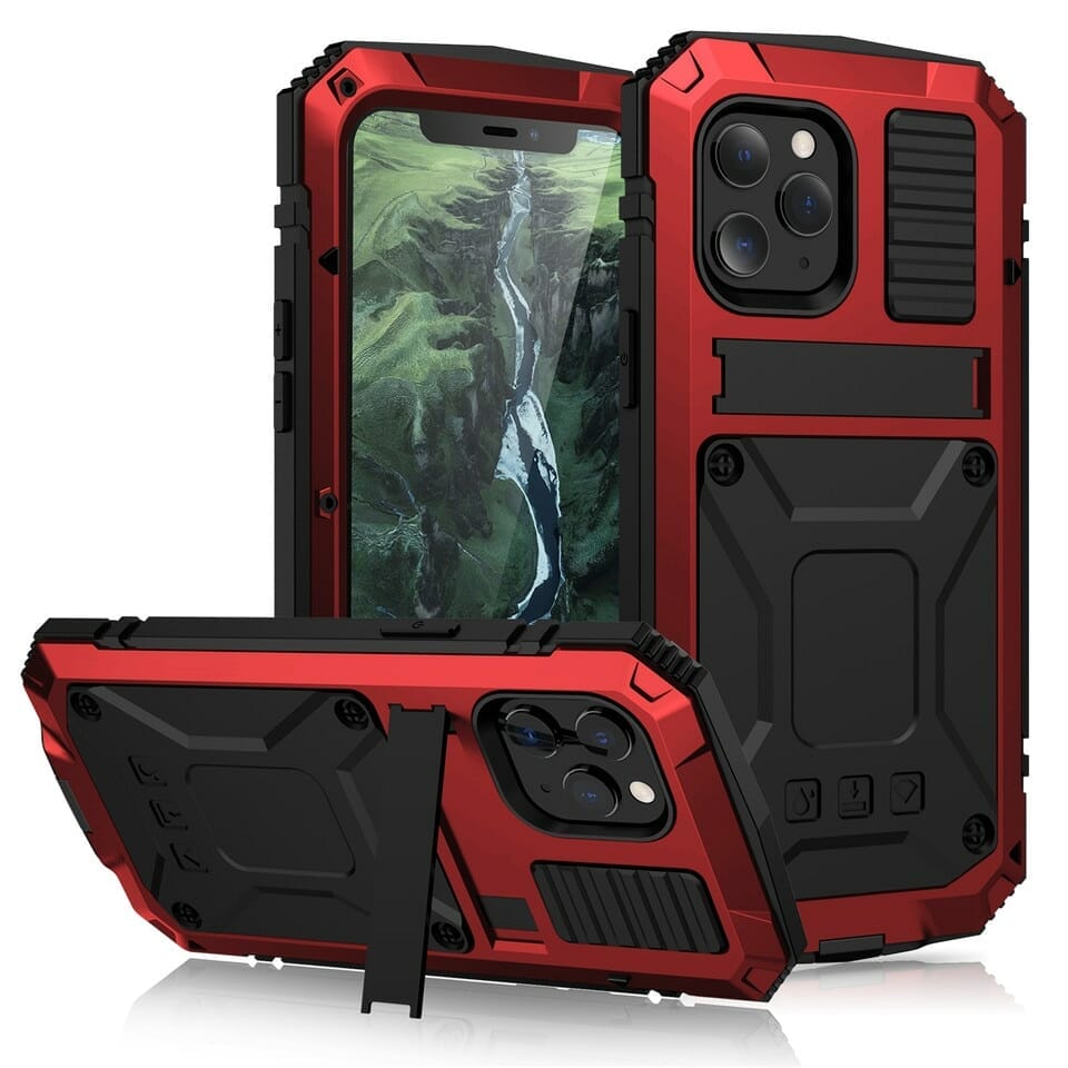springvand Fundament Skaldet The Armour Dustproof Shockproof Tempered glass Metal Cover For iPhone - The  Armour Case