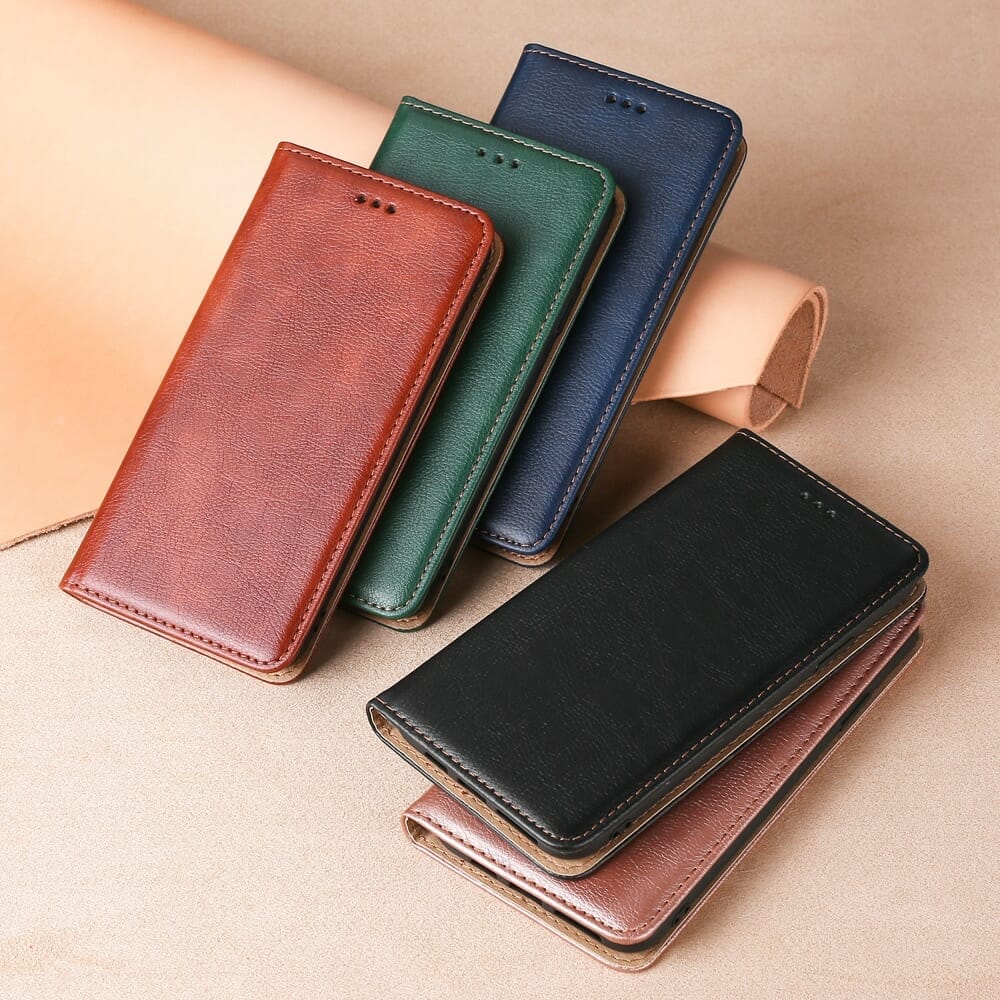 Luxury Leather Flip Phone Case For Google Pixel Series 6