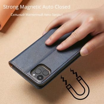 Luxury Leather Flip Phone Case For Google Pixel Series 7