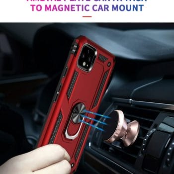 The Armour Magnetic Car Ring Phone Case For Google Pixel 8