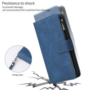 Luxury Leather Zipper Wallet For Google Pixel 10