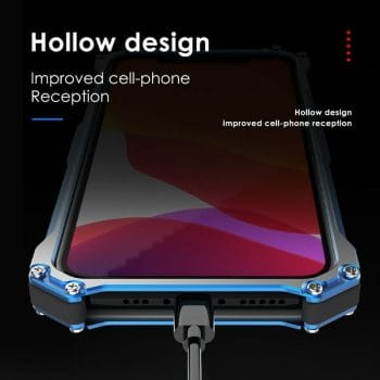 The Armour Aluminium Alloy shockproof Case For iPhone 12 Series 12