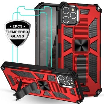 The Armor Shockproof Magnetic Ring Bracket Hybrid Case For iPhone 7 The Armor Shockproof Magnetic Ring Bracket Hybrid Case For iPhone 14