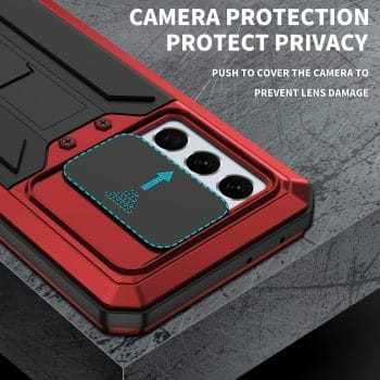 Heavy Duty Aluminium Camera Slider Case for Samsung Galaxy S21 Ultra 7