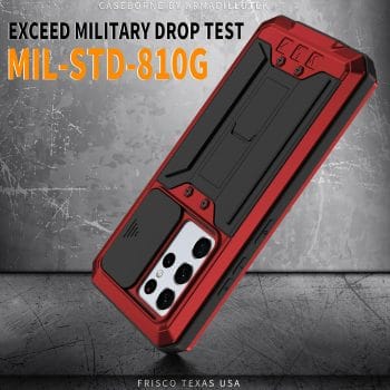 Heavy Duty Aluminium Camera Slider Case for Samsung Galaxy S21 Ultra 10