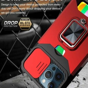 Heavy Duty Camera Lens Protection Case with Kickstand Ring for iPhone 3 Heavy Duty Camera Lens Protection Case with Kickstand Ring for iPhone 9