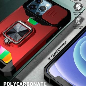 Heavy Duty Camera Lens Protection Case with Kickstand Ring for iPhone 4 Heavy Duty Camera Lens Protection Case with Kickstand Ring for iPhone 10