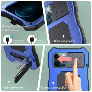 Rugged Armor Slide Camera Lens iPhone Case with Kickstand 8 Rugged Armor Slide Camera Lens iPhone Case with Kickstand 14
