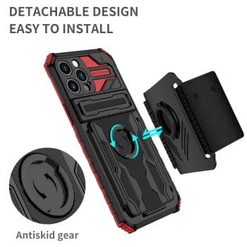 Heavy Duty iPhone Armband Phone Holder Case with Kickstand 8