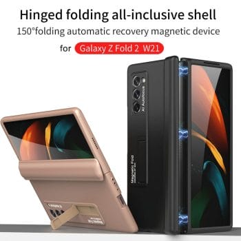 Heavy Duty Case with Kickstand for Samsung Galaxy Z Fold 2 Fold 3 5G with Hinge Protector 8