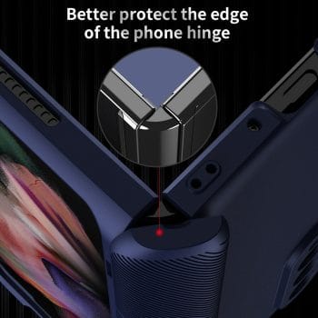 Hinge Protection Phone Case for Samsung Galaxy Z Fold 3 5G with Front Screen Protector 3 Hinge Protection Phone Case for Samsung Galaxy Z Fold 3 5G with Front Screen Protector 9
