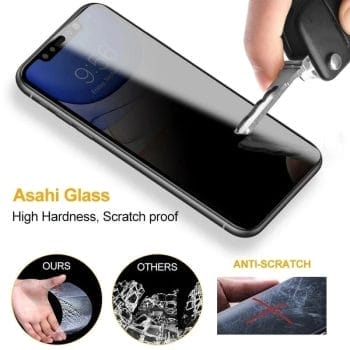 Privacy Tempered Glass Screen Protector for iPhone 8