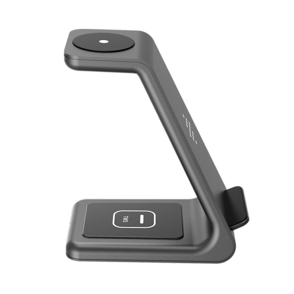 3 in 1 Wireless Fast Charger For Smart Watch iPhone and Samsung Phones 4