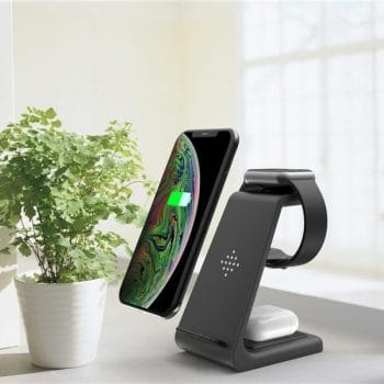 3 in 1 Wireless Fast Charger For Smart Watch iPhone and Samsung Phones 6 3 in 1 Wireless Fast Charger For Smart Watch iPhone and Samsung Phones 12