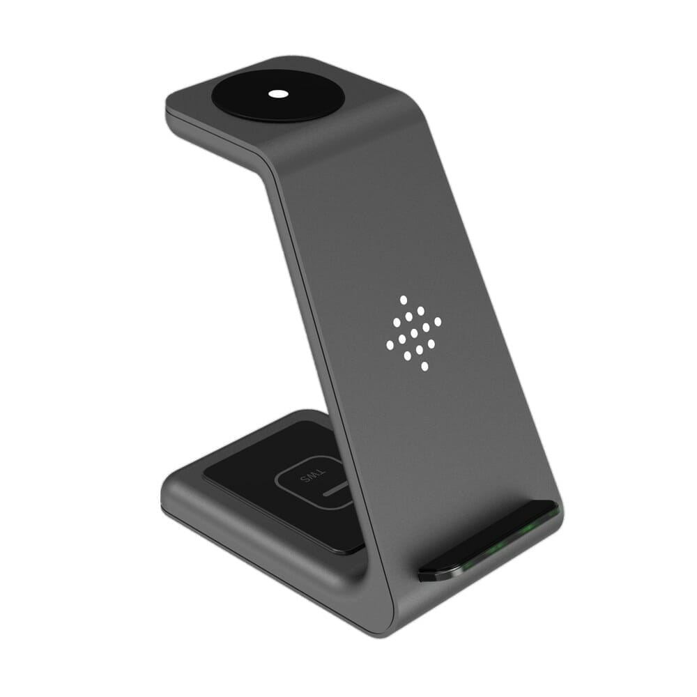 3 in 1 Wireless Fast Charger For Smart Watch iPhone and Samsung Phones 5