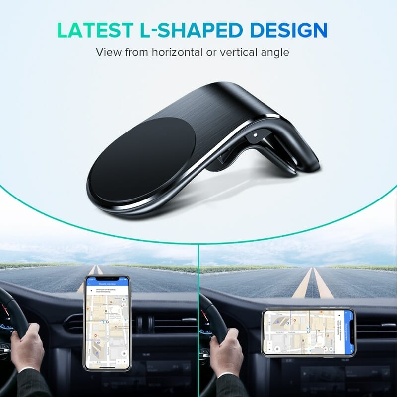 Metal Magnetic Car Phone Holder Air Vent Clip Mount For Smartphones 3