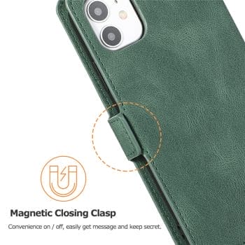 Leather Flip Wallet Case For iPhone 10