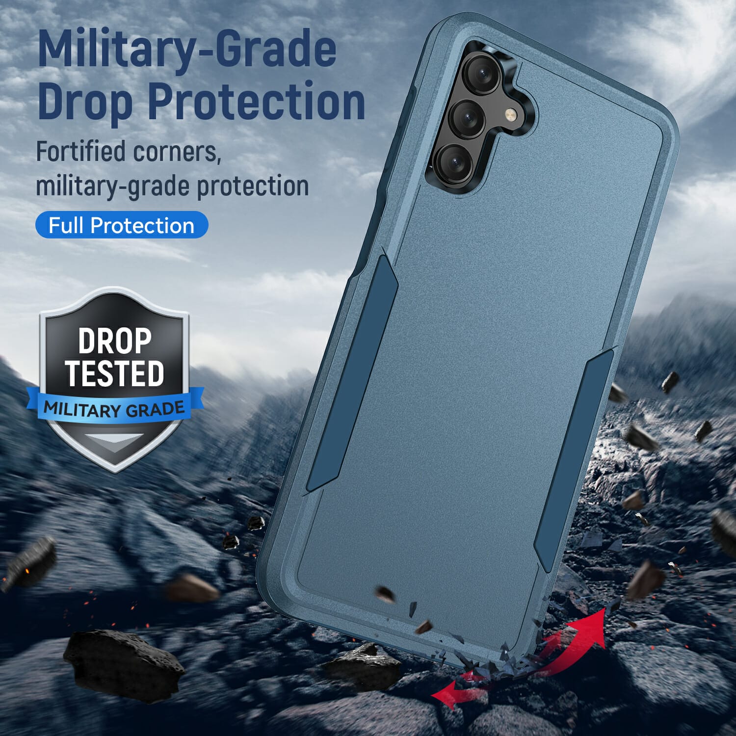 Heavy Duty Rugged Drop Protection Armour Case for Samsung Galaxy A and S Series 5