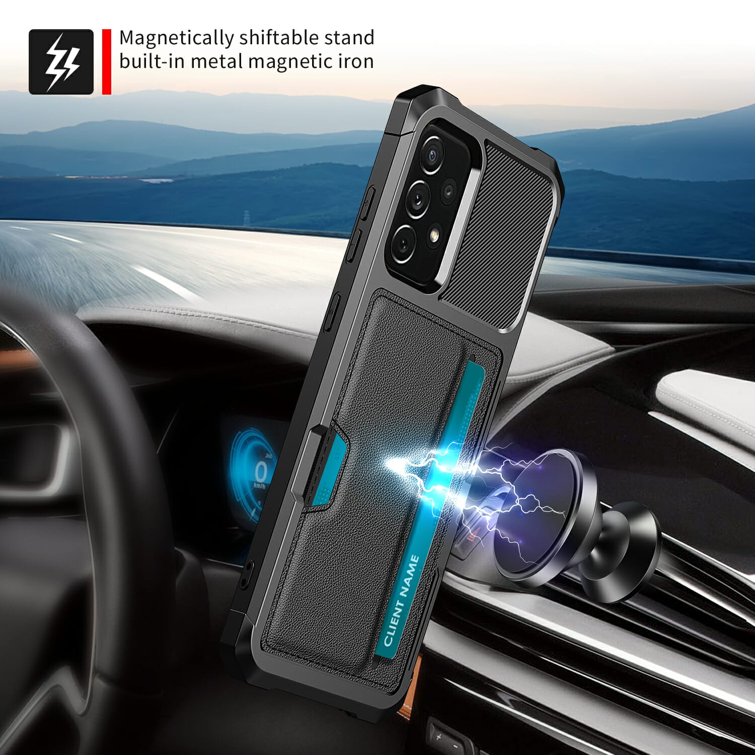 235835-b0jygr.jpg Business Look Card Holder Cover Case for Samsung Galaxy S Note and A Series 5