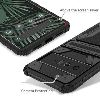 Shockproof Rugged Card Holder Case With Kickstand For Pixel 6 Series 8