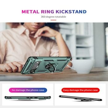 Shockproof rugged Phone Case with Ring Holder For Google Pixel 2