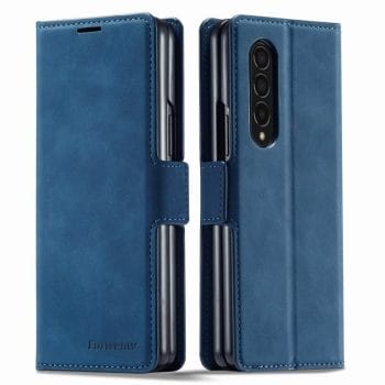 Vintage Leather Wallet Flip Case For Samsung Galaxy Z Fold 3 5G 4 Vintage Leather Wallet Flip Case For Samsung Galaxy Z Fold 3 5G 10