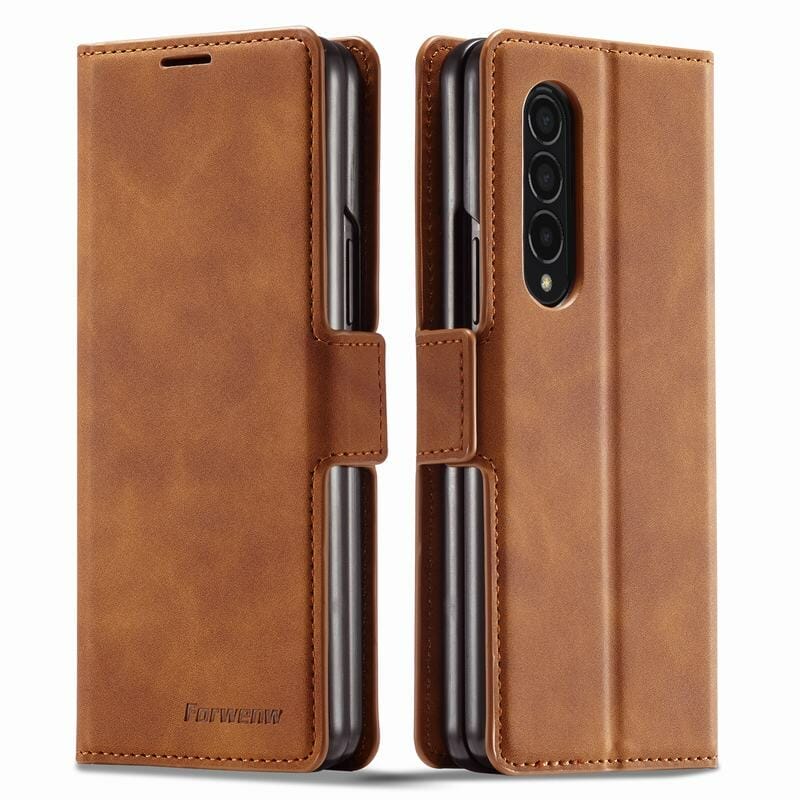 236443-ovbeez.jpg Vintage Leather Wallet Flip Case For Samsung Galaxy Z Fold 3 5G 1