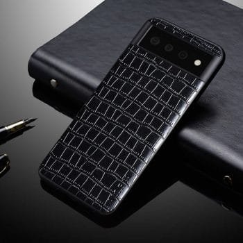 Premium Crocodile Leather Look Case For Google Pixel 6 Series 2 Premium Crocodile Leather Look Case For Google Pixel 6 Series 8
