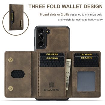 Detachable Leather Wallet Case For Samsung Galaxy Series Phones 9