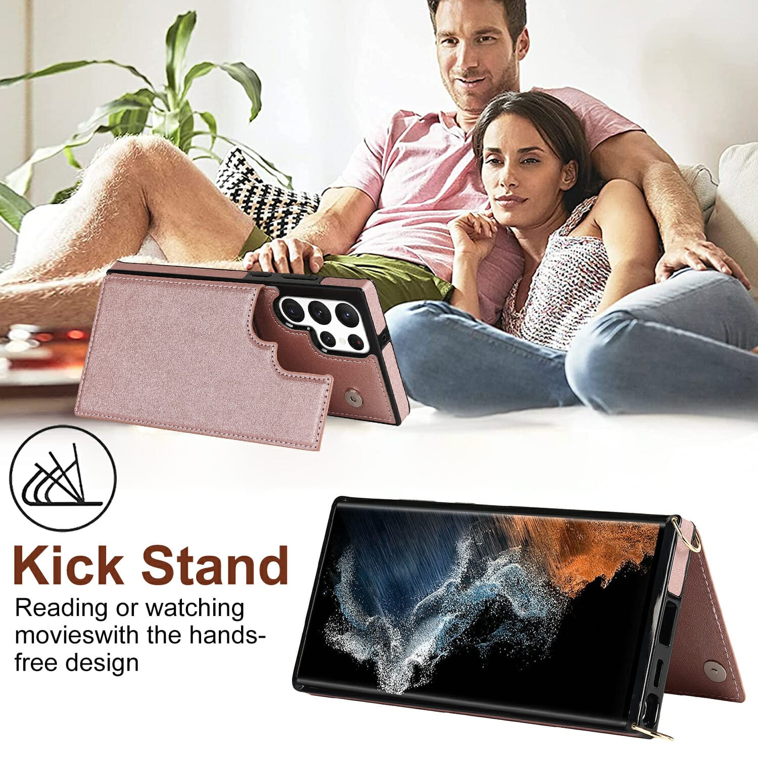 Crossbody Wallet Phone Case With Strap for Samsung Galaxy Series 3