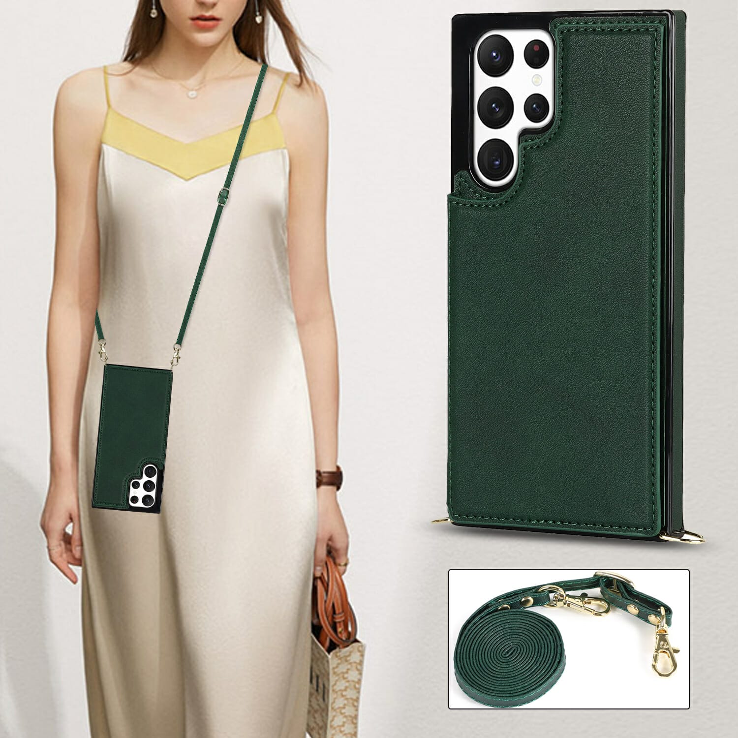 Crossbody Wallet Phone Case With Strap for Samsung Galaxy Series 1