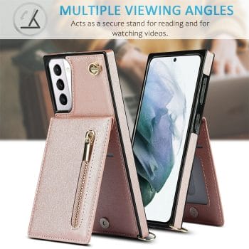 Leather Zipper Wallet Cross Body Case for Samsung Galaxy S and Note Series 6 Leather Zipper Wallet Cross Body Case for Samsung Galaxy S and Note Series 12