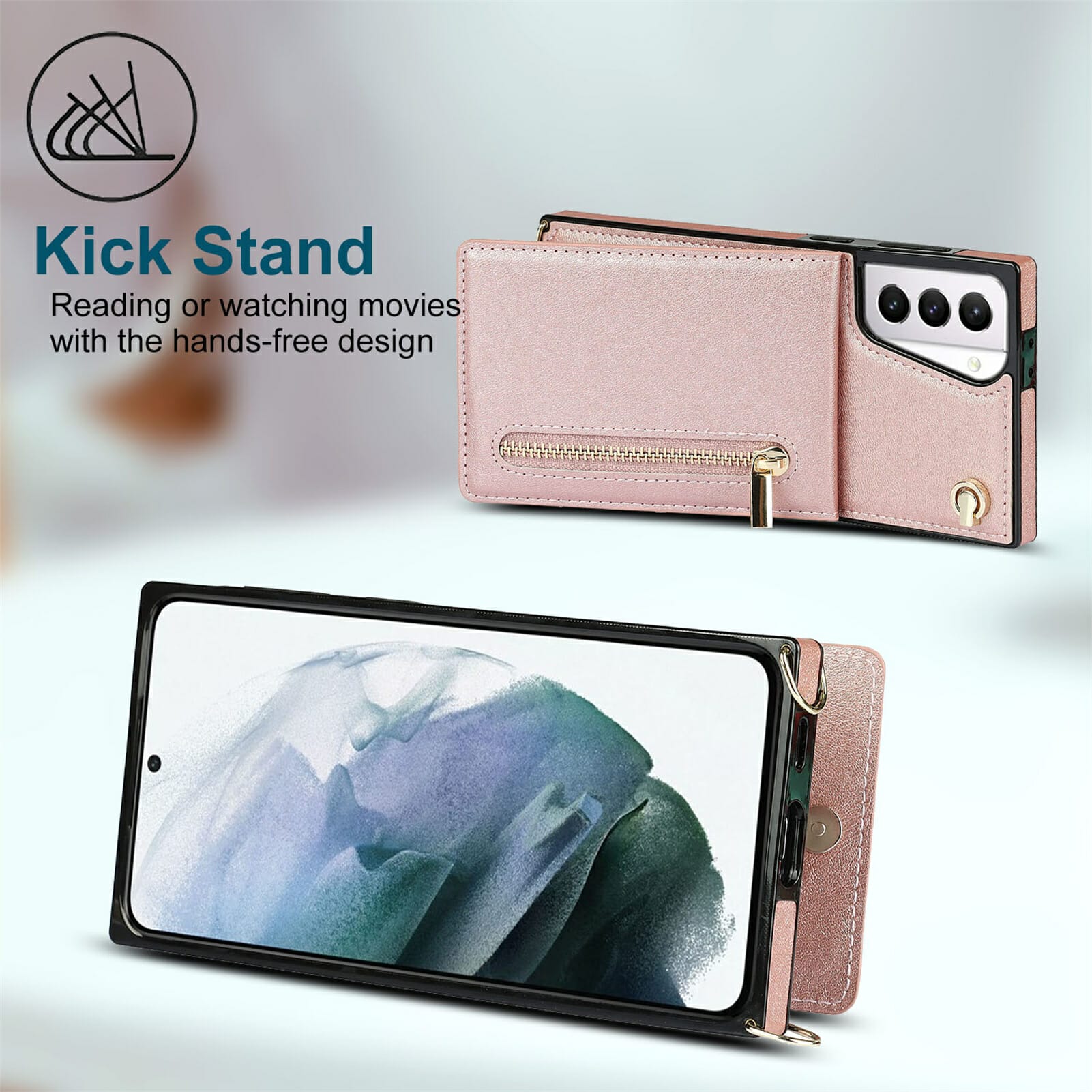 238497-i2rgn9.jpg Leather Zipper Wallet Cross Body Case for Samsung Galaxy S and Note Series 6