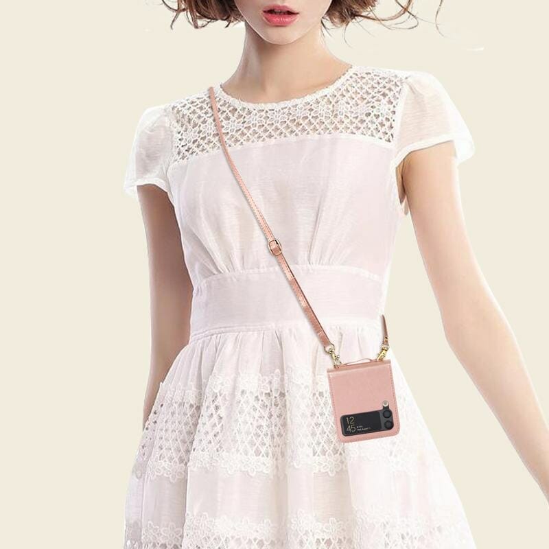 238570-syllun.jpg Luxury Crossbody Soft Leather Wallet Case For Samsung Galaxy Z Flip 3 5G 6