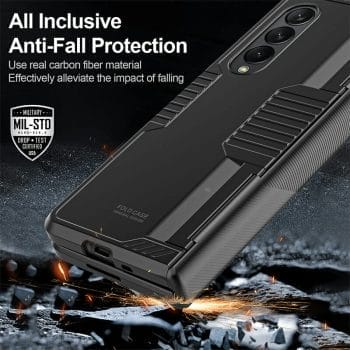 Hinge Protector Armor Shockproof Case for Samsung Galaxy Z Fold 3 5G 10
