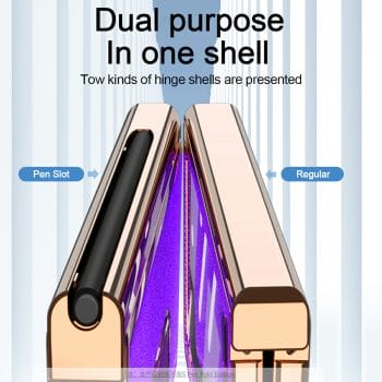 Hinge Protector Pen Holder Case with Kickstand for Samsung Galaxy Z Fold 3 5G 10