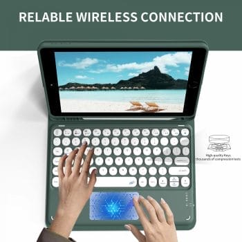 Wireless Keyboard Magic Flip Case For iPad 11